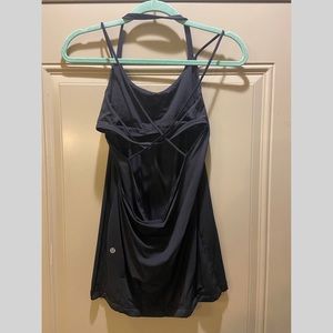 Black Lululemon Strappy Tank w/ built in bra